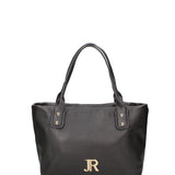 Borsa a mano da donna 100% vera pelle JR-W-1157-JRDO-BLACK + GOLD John Richmond