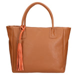 Verdiana Borsa a mano da donna Vera Pelle 06505-D17 CUOIO SCURO Gave Lux