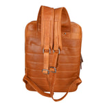 Zaino da uomo in vera pelle RFID HILB-3365-CUOIO Hill Burry