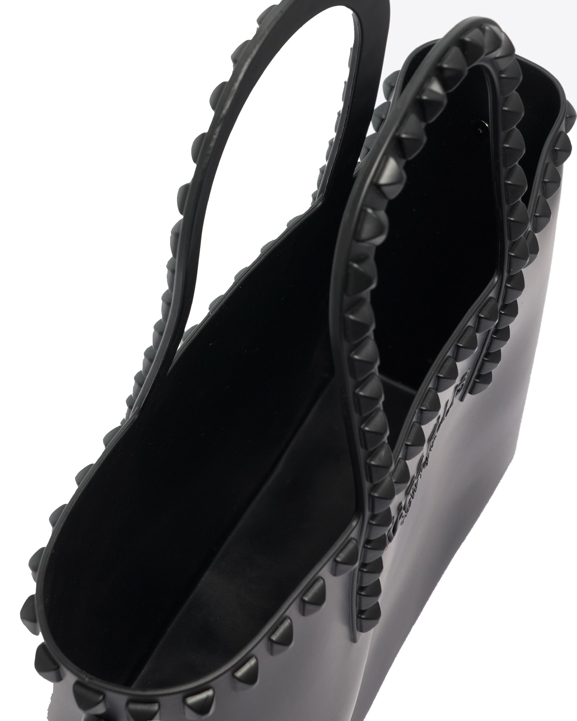 Borsa a mano da donna 100% Pvc FLAT GLAS M-BLACK Marc Ellis