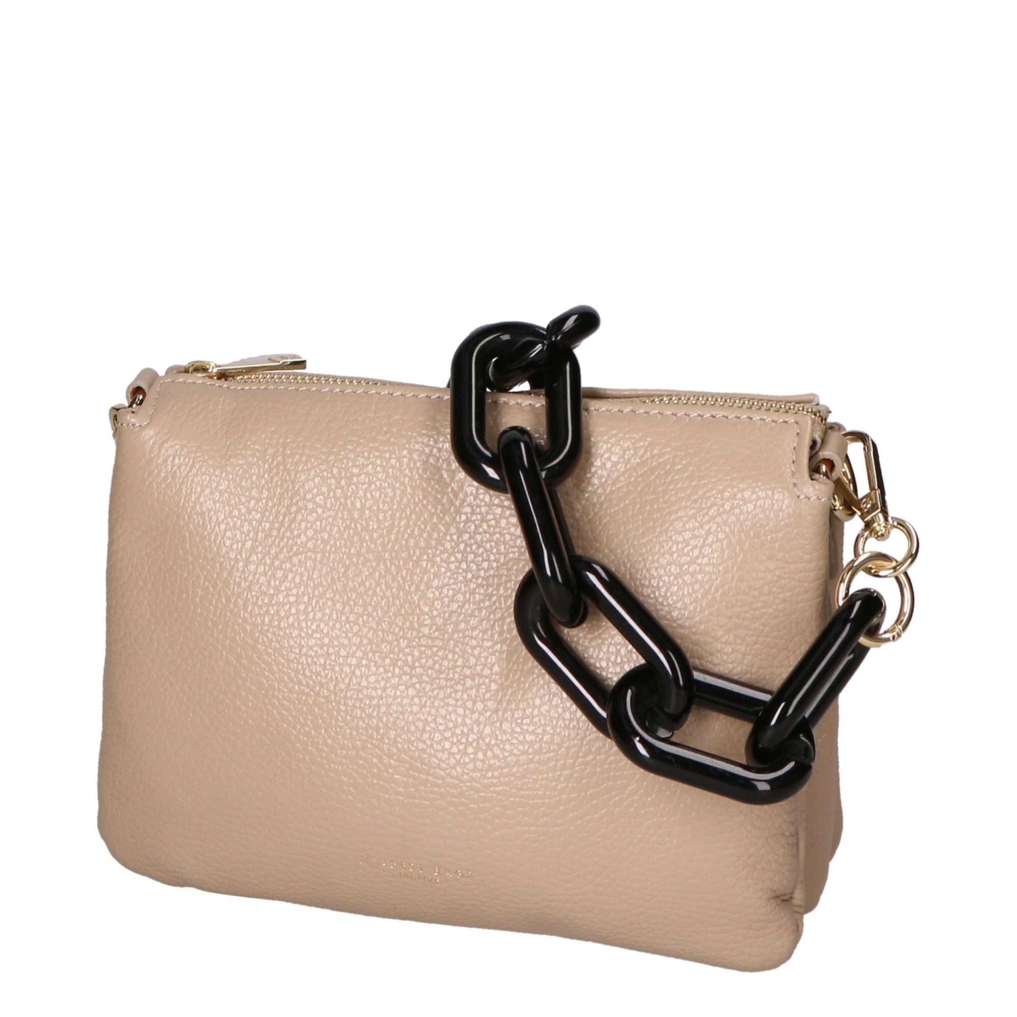 Borsa a tracolla da donna Vera pelle MYB-7024-SS-TAUPE My Best Bag