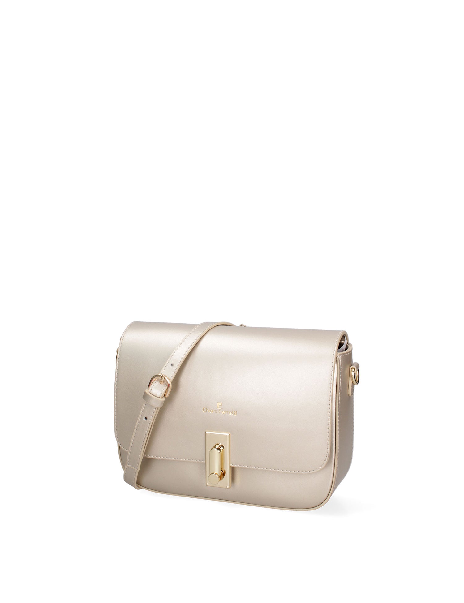 Lumena Chic Borsa a tracolla da donna Vera pelle 7987-L800 ORO Chiara Ferretti