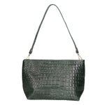 Lorelei Borsa a spalla da donna Vera pelle croco 06498-017 VERDE BOTTIGLIA Gave Lux
