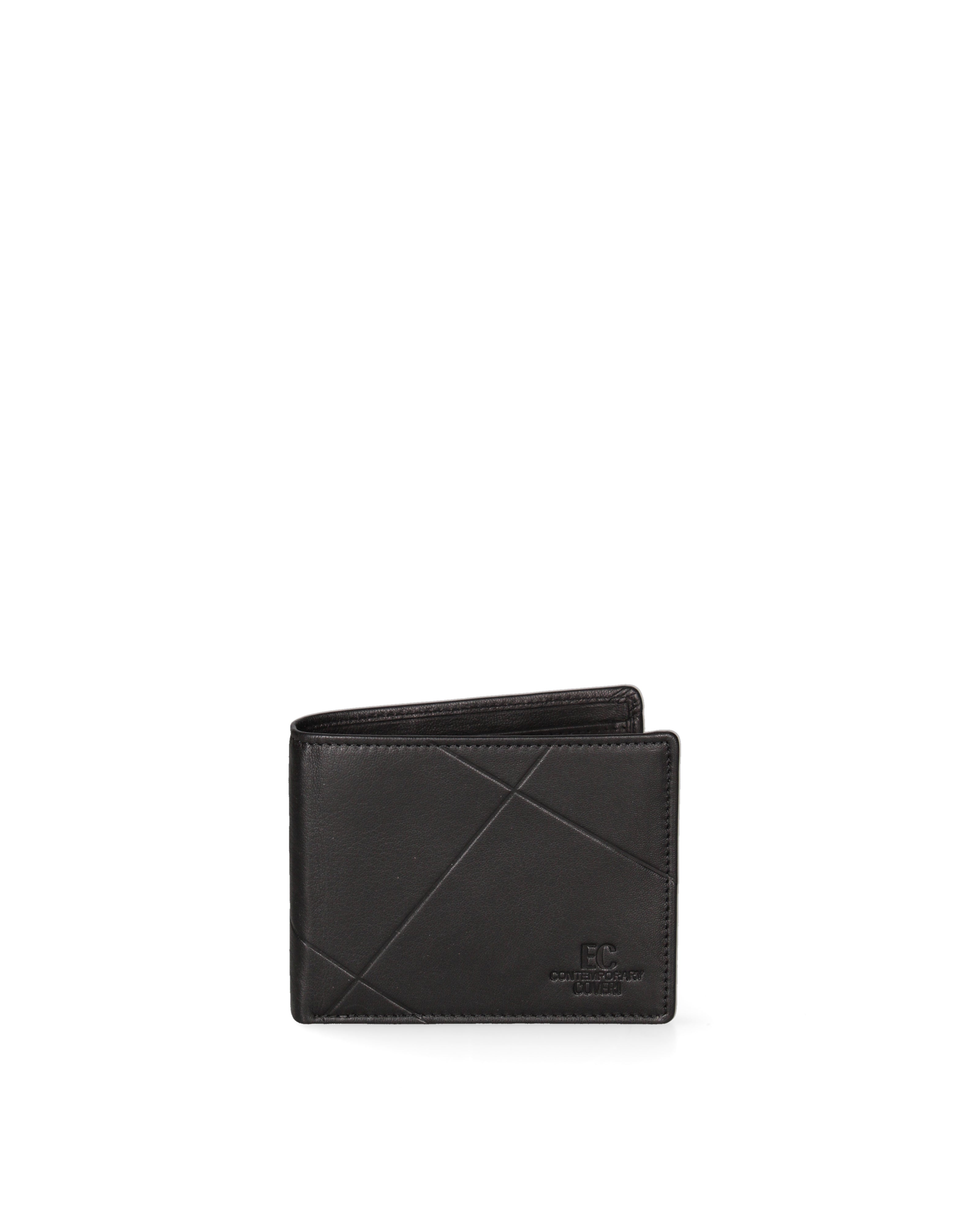 Portafoglio da uomo in vera pelle Casual EC761-06-NERO EC Contemporaly COVERI