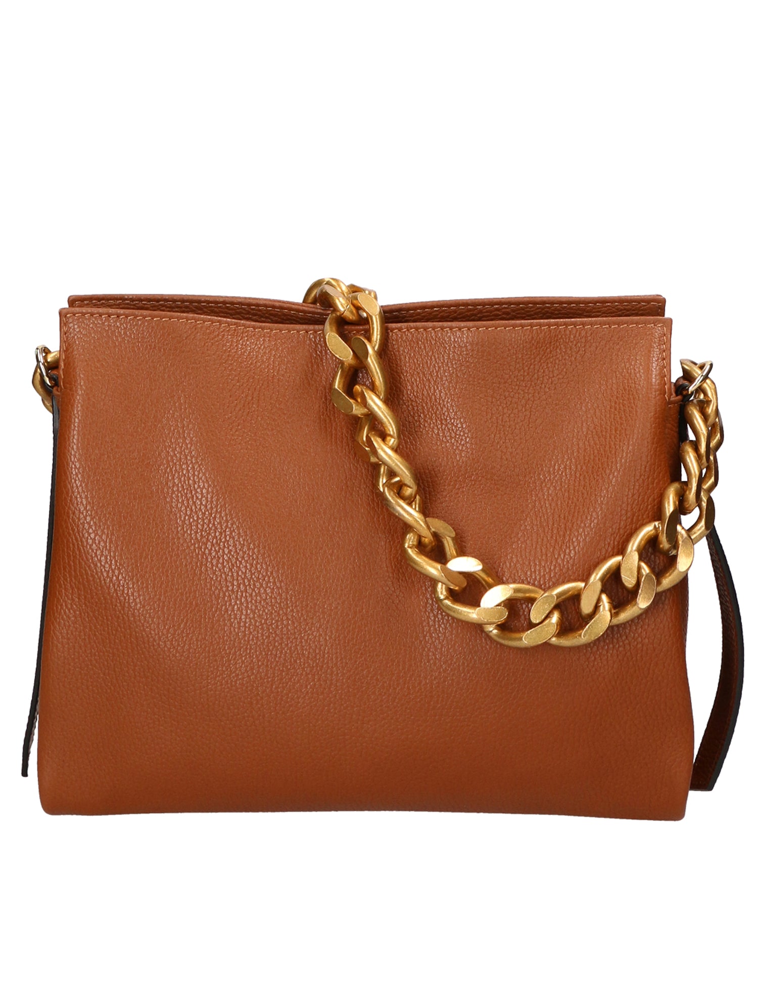 Annalou Borsa a spalla da donna Vera pelle 05417-D17 CUOIO SCURO Gave Lux