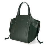 Borsa a mano da donna Vera pelle e suede MYB-8032-FW-06058 VERDE+D14 VERDE SCURO My Best Bag