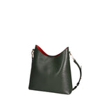 Carmine Borsa a spalla da donna Vera pelle 05442-LU14 VERDE SCURO DARK GREEN Gave Lux