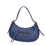 Loredana Borsa a spalla da donna Vera pelle 06548-BLU JEANS Gave Lux