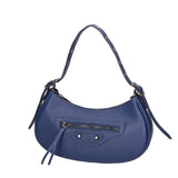 Loredana Borsa a spalla da donna Vera pelle 06548-BLU JEANS Gave Lux