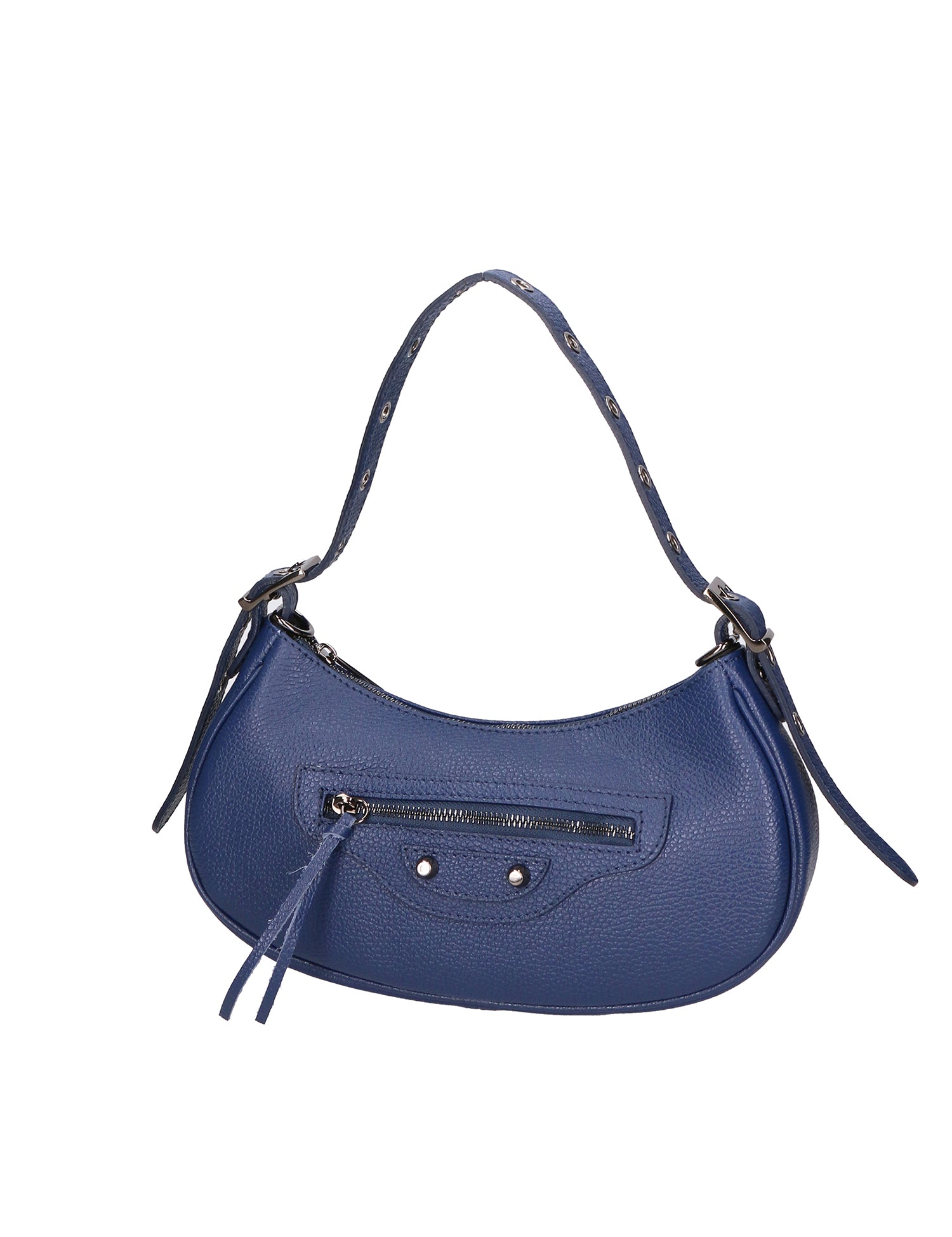 Loredana Borsa a spalla da donna Vera pelle 06548-BLU JEANS Gave Lux