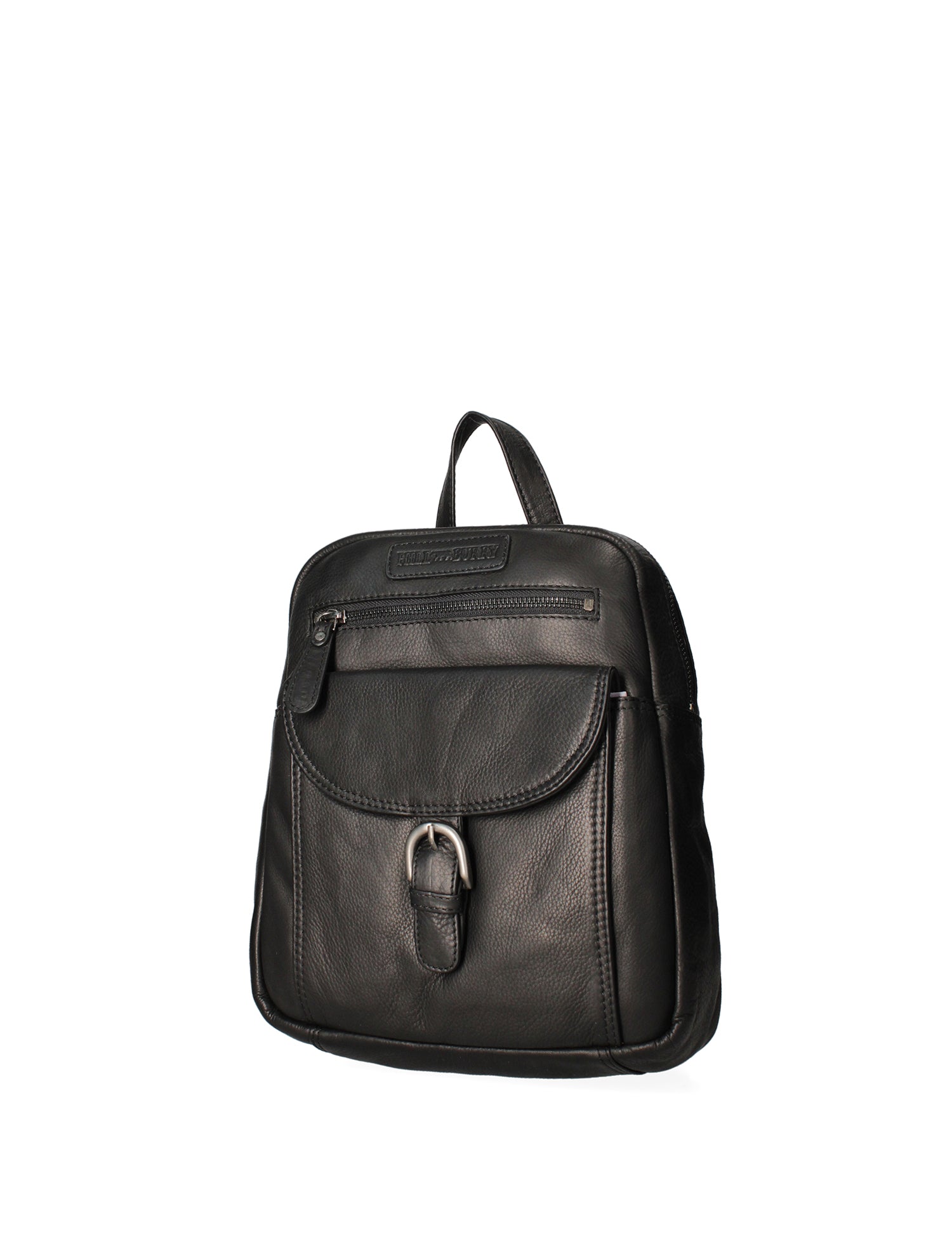 Zaino da uomo in vera pelle Casual HILB-1715-NERO Hill Burry