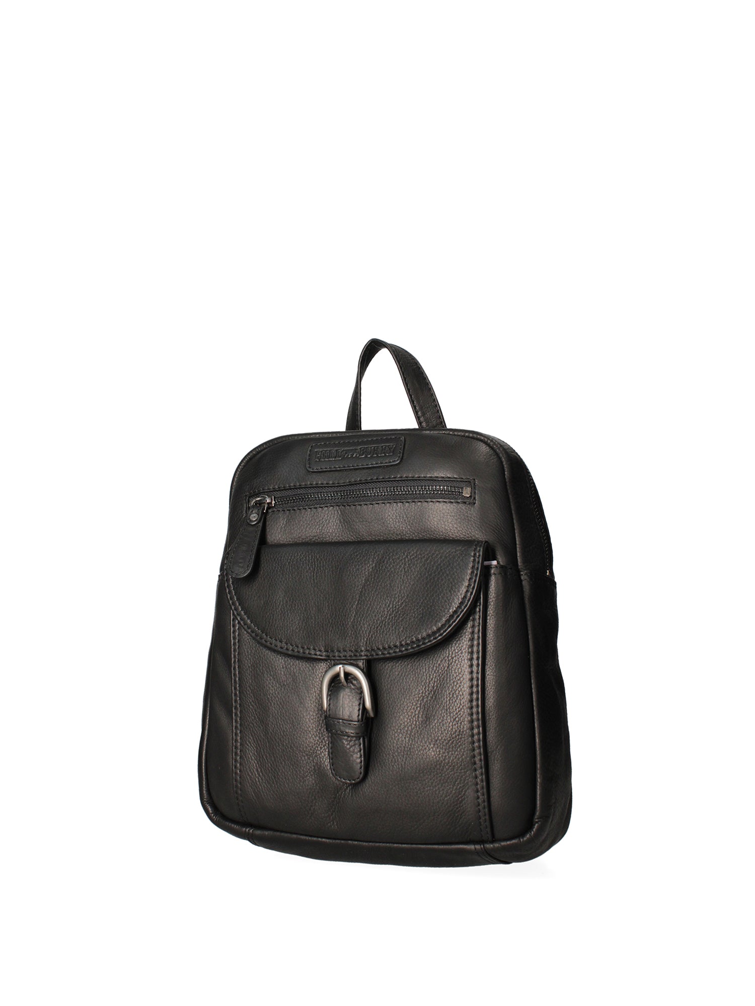 Zaino da uomo in vera pelle Casual HILB-1715-NERO Hill Burry