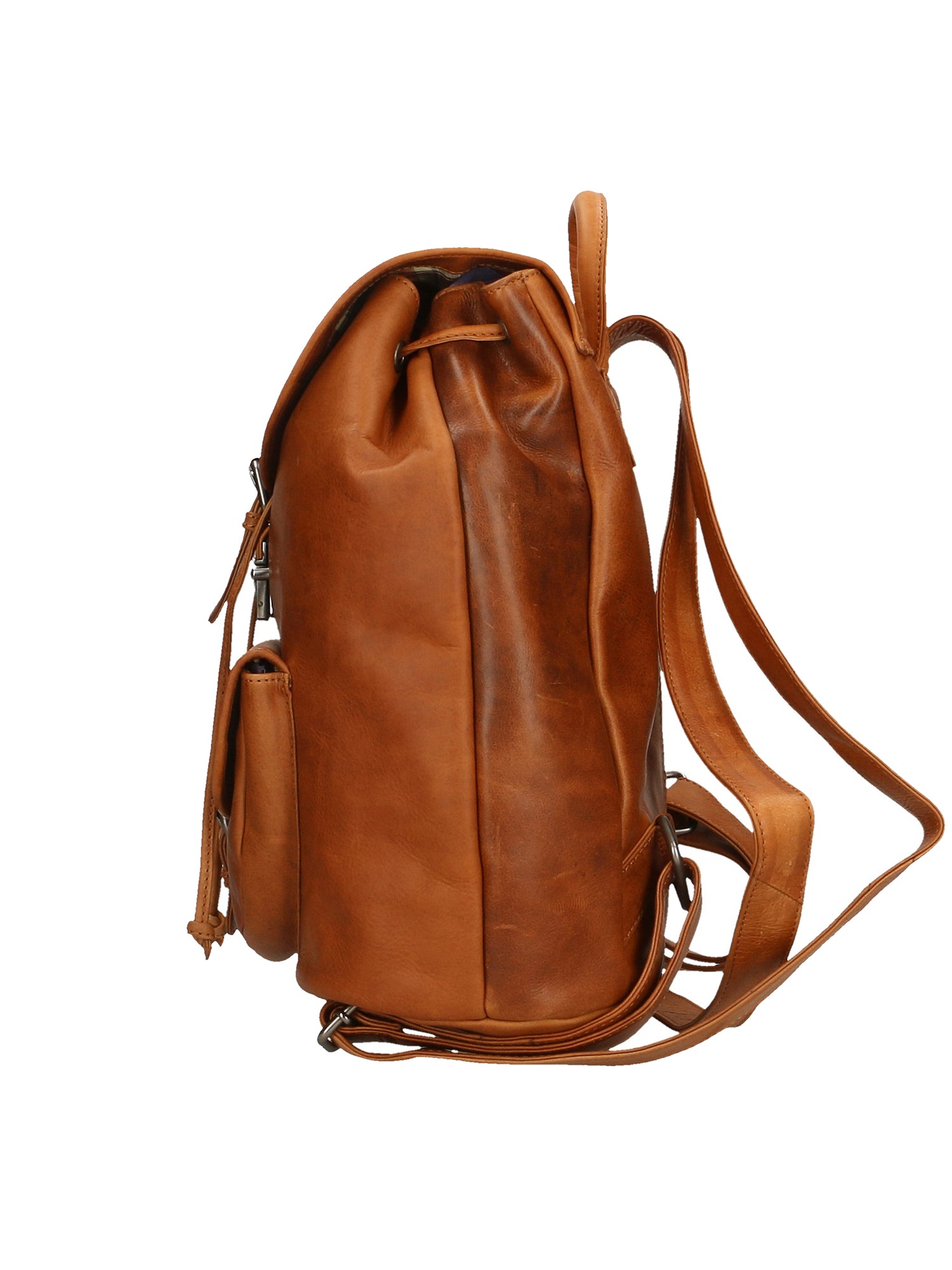 Borsa a tracolla da uomo 100% vera pelle HILB-3158-CUOIO Hill Burry