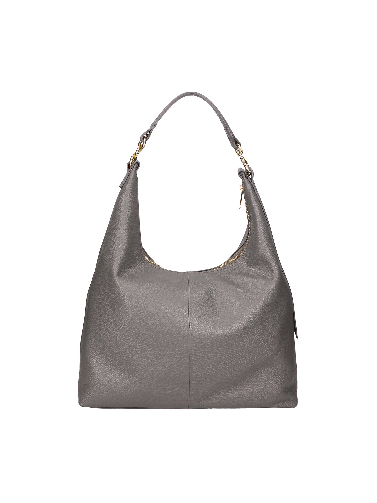 Ursula Borsa a spalla da donna Vera pelle 06673-D27 GRIGIO SCURO Gave Lux