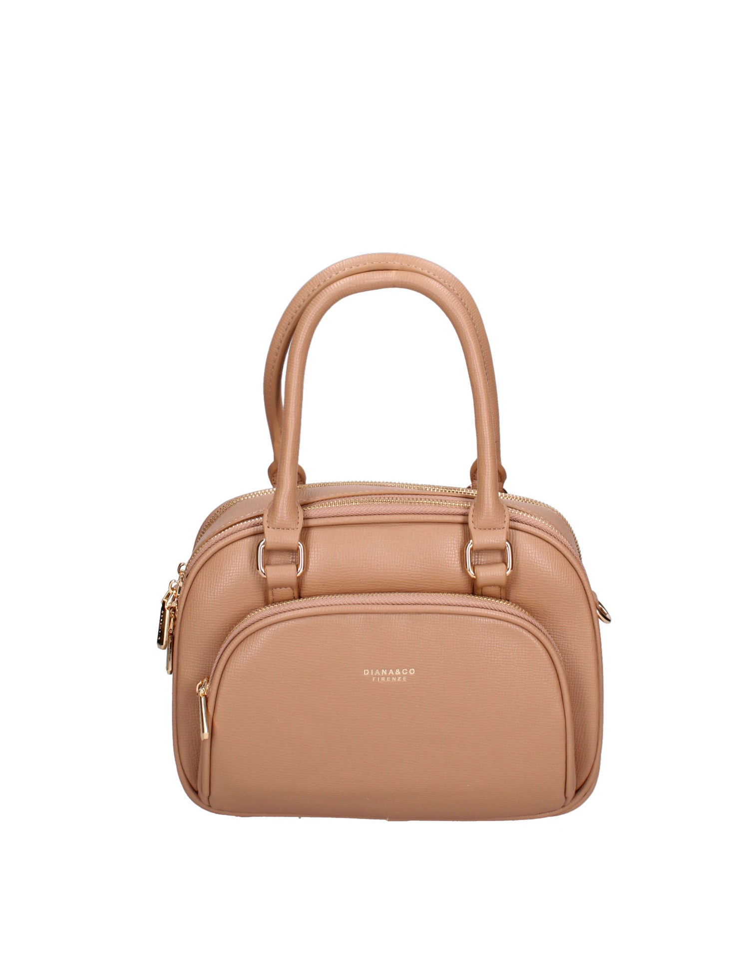 Borsa a mano da donna Ecopelle 601-4-CAMEL Diana&co