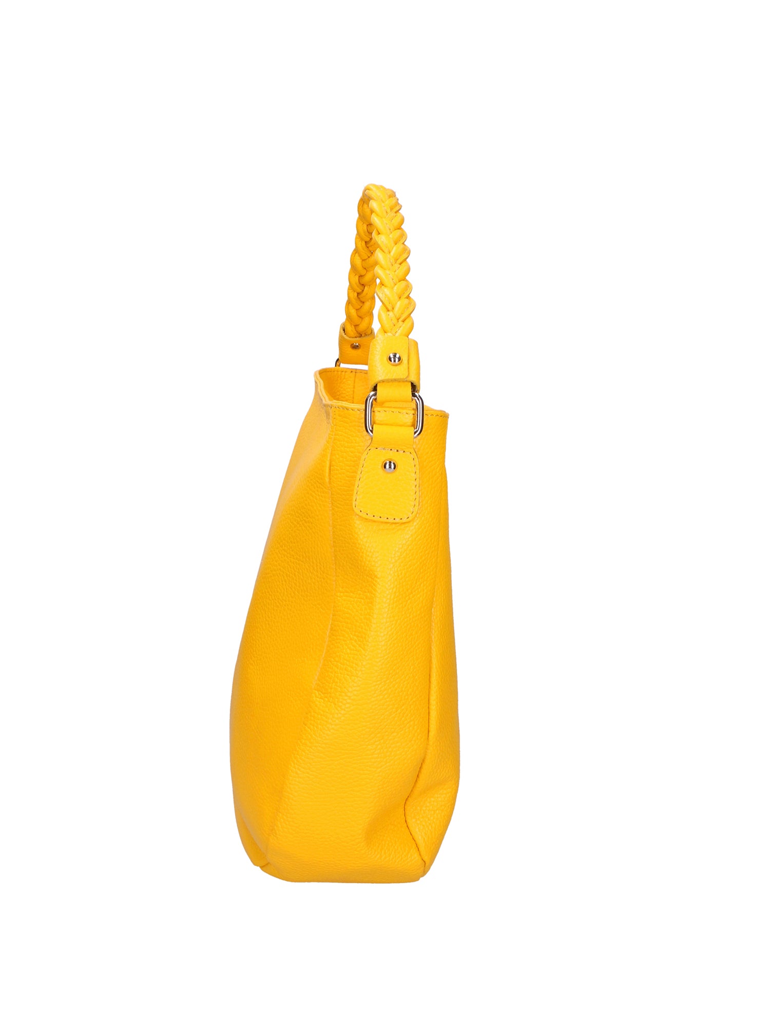 Gaia Borsa a spalla da donna Vera pelle 05897-C04 GIALLO Gave Lux