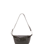 Borsa a spalla unisex in vera pelle 100% cotone 4603-NERO Alessia Firenze