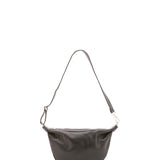 Borsa a spalla unisex in vera pelle 100% cotone 4603-NERO Alessia Firenze