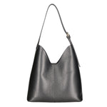 Lucetta Borsa a spalla da donna Vera pelle 04513-D28 NERO BLACK Gave Lux
