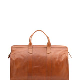 Borsa da viaggio unisex in vera pelle 100% cotone 4091-MIELE Alessia Firenze