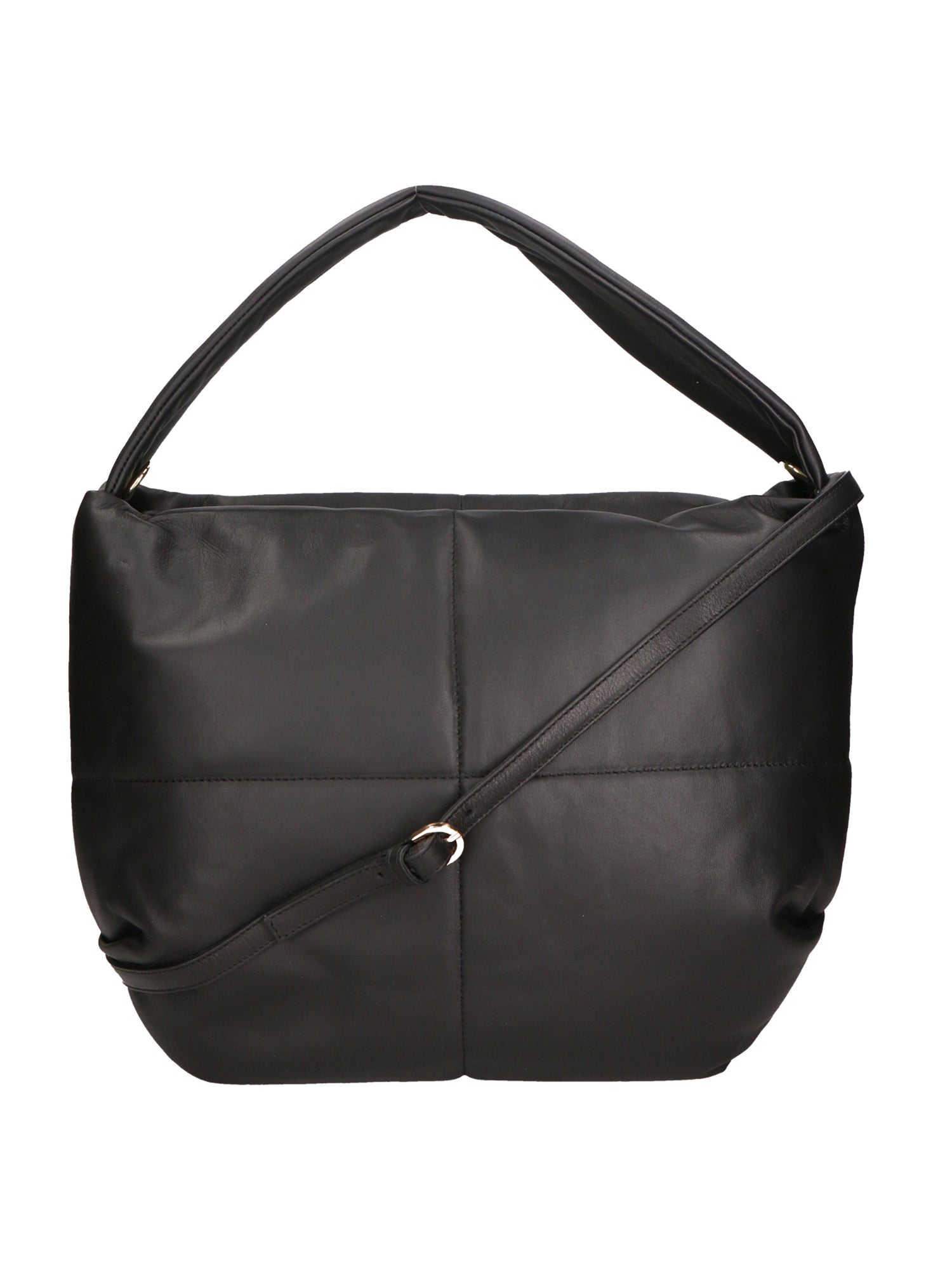 Virginia Borsa a spalla da donna Vera pelle 06495-S28 NERO Gave Lux