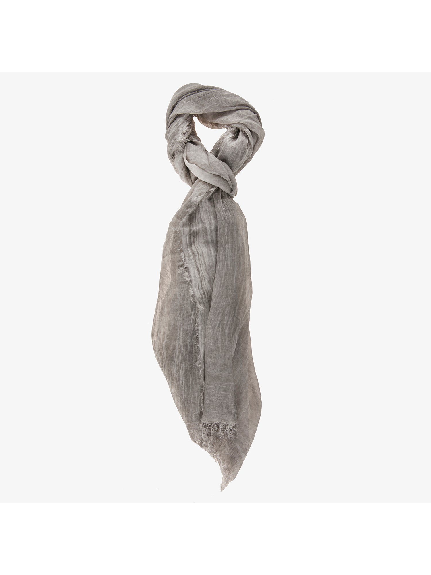 Sasha L1009-TAUPE Foulard unisex in cotone e seta Gave Lux