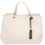 Borsa a mano da donna Paglia & Pelle MYB-05168-SS-148+D37 LATTE My Best Bag