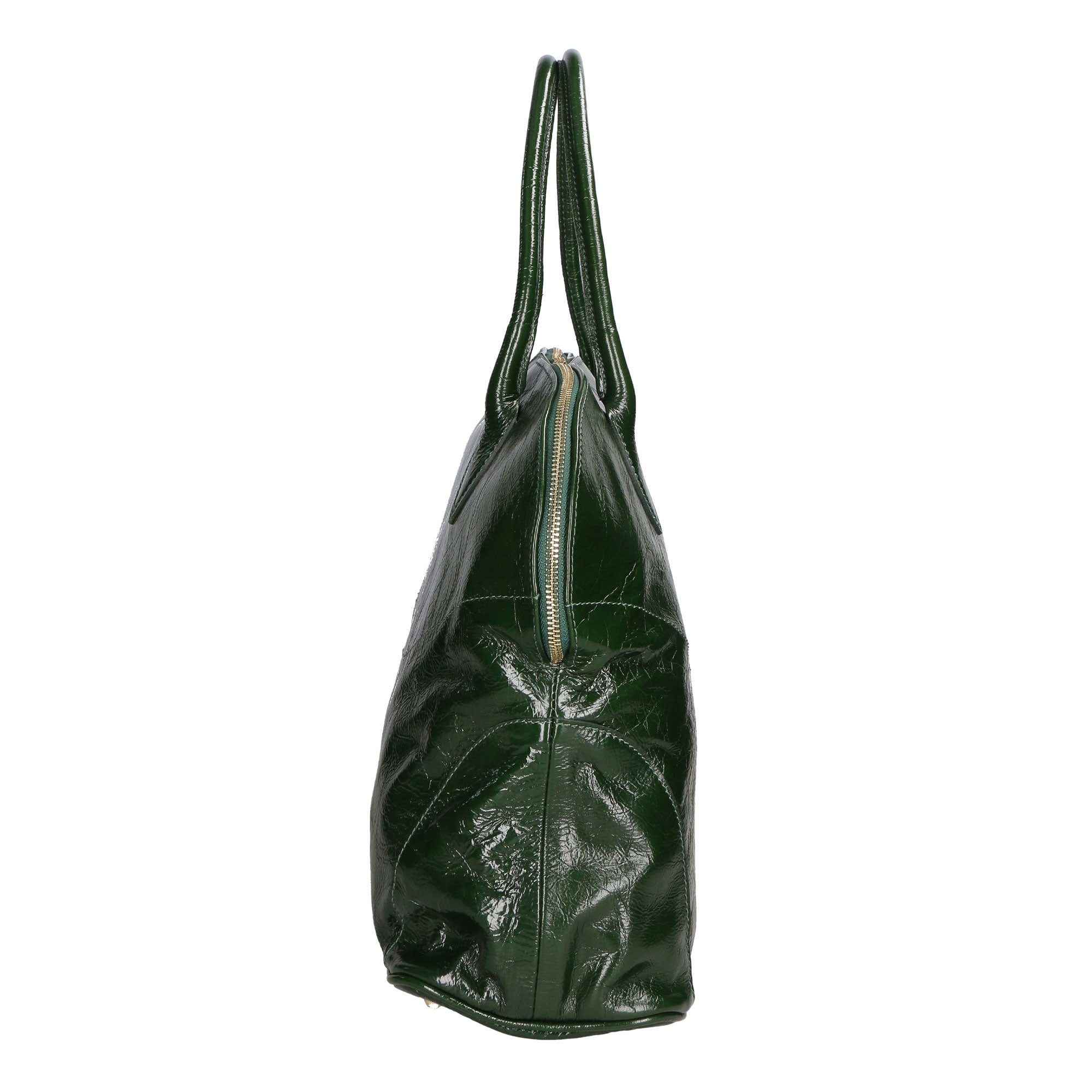 Borsa a mano da donna 100% vera pelle MYB-6013-FW-703 VERDE My Best Bag