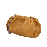 Quinta Borsa a tracolla donna Vera pelle 01448-D44 CUOIO COGNAC Gave Lux