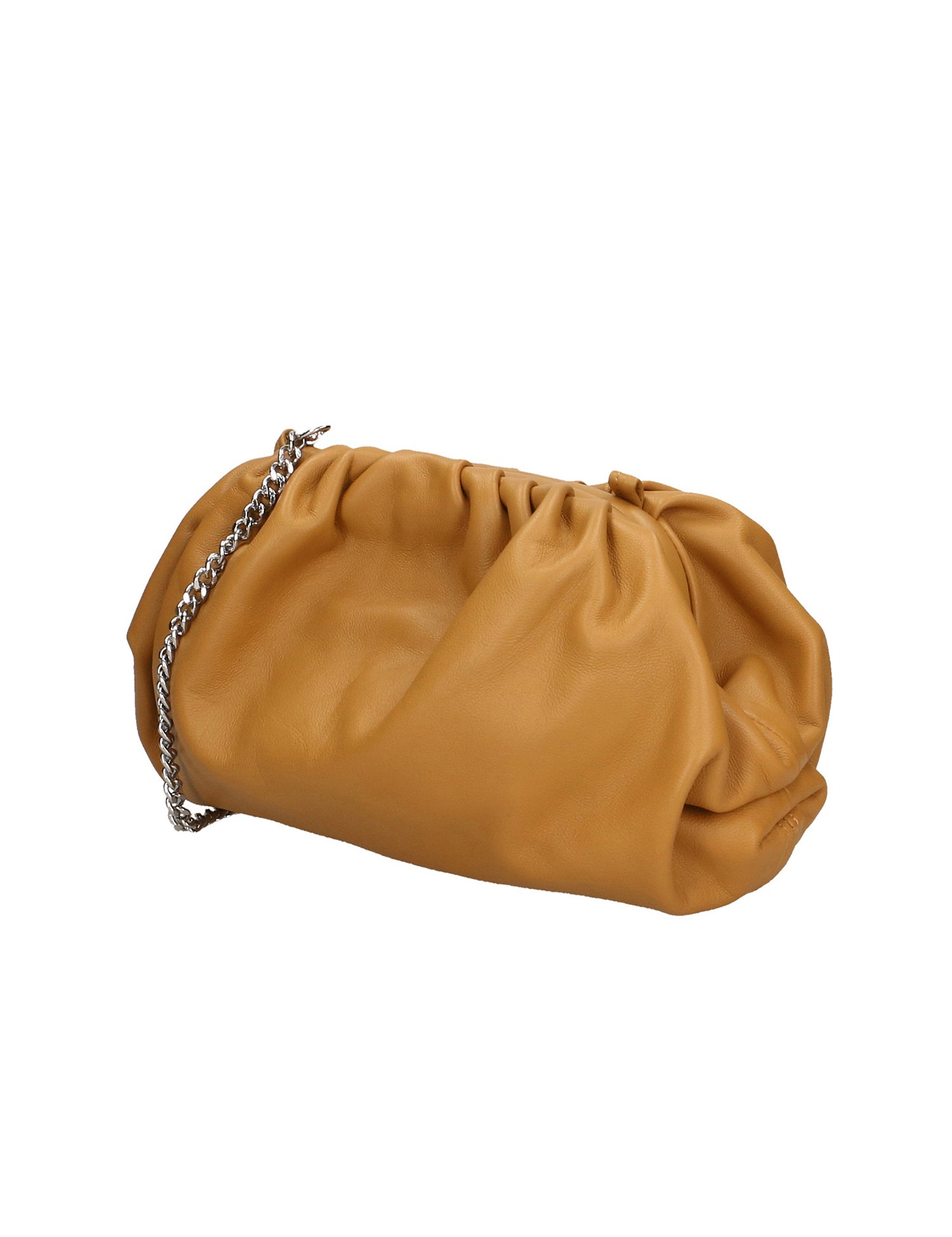 Quinta Borsa a tracolla donna Vera pelle 01448-D44 CUOIO COGNAC Gave Lux