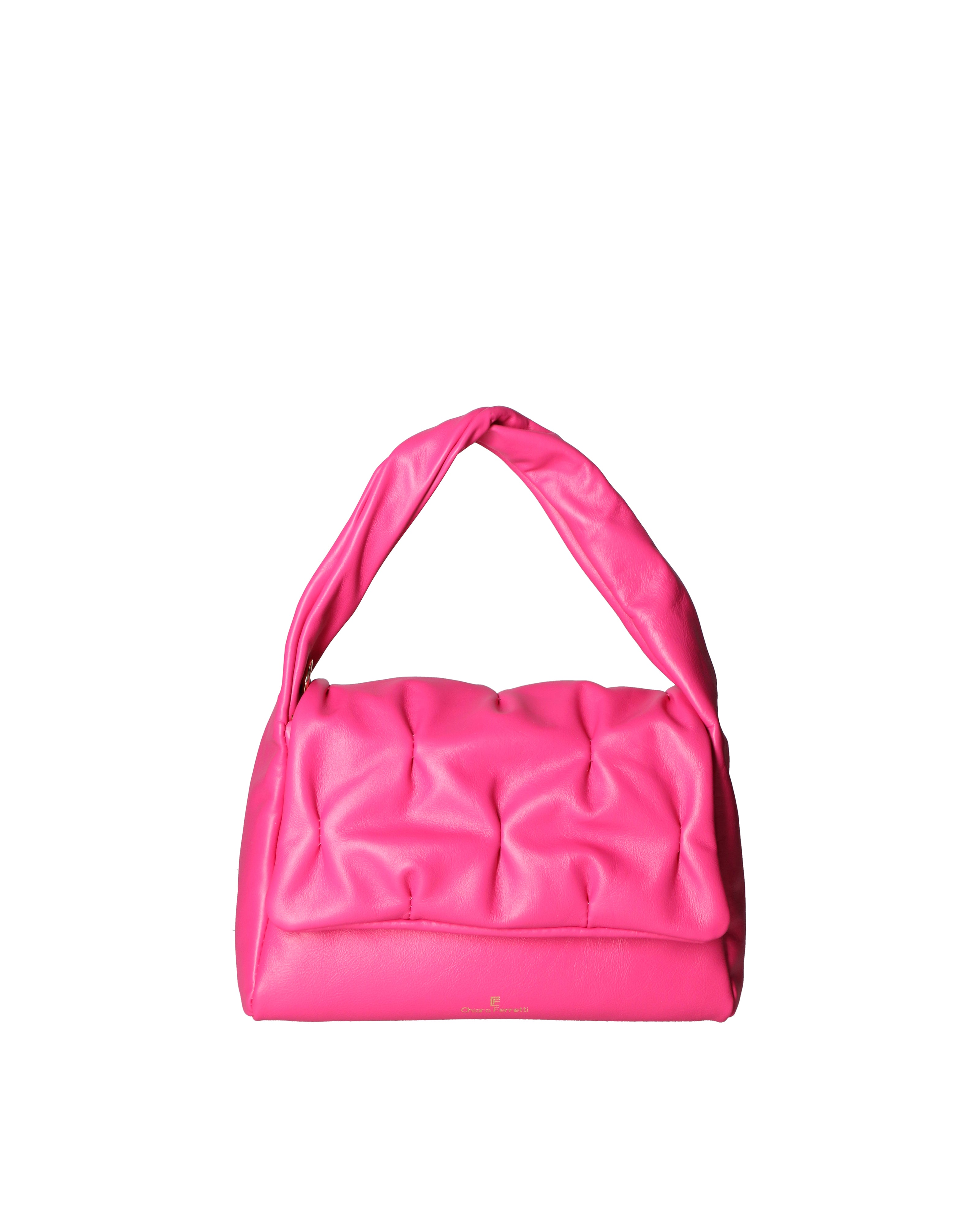 Edera Elite Borsa a spalla donna Vera pelle 04494-S02 FUXIA Chiara Ferretti