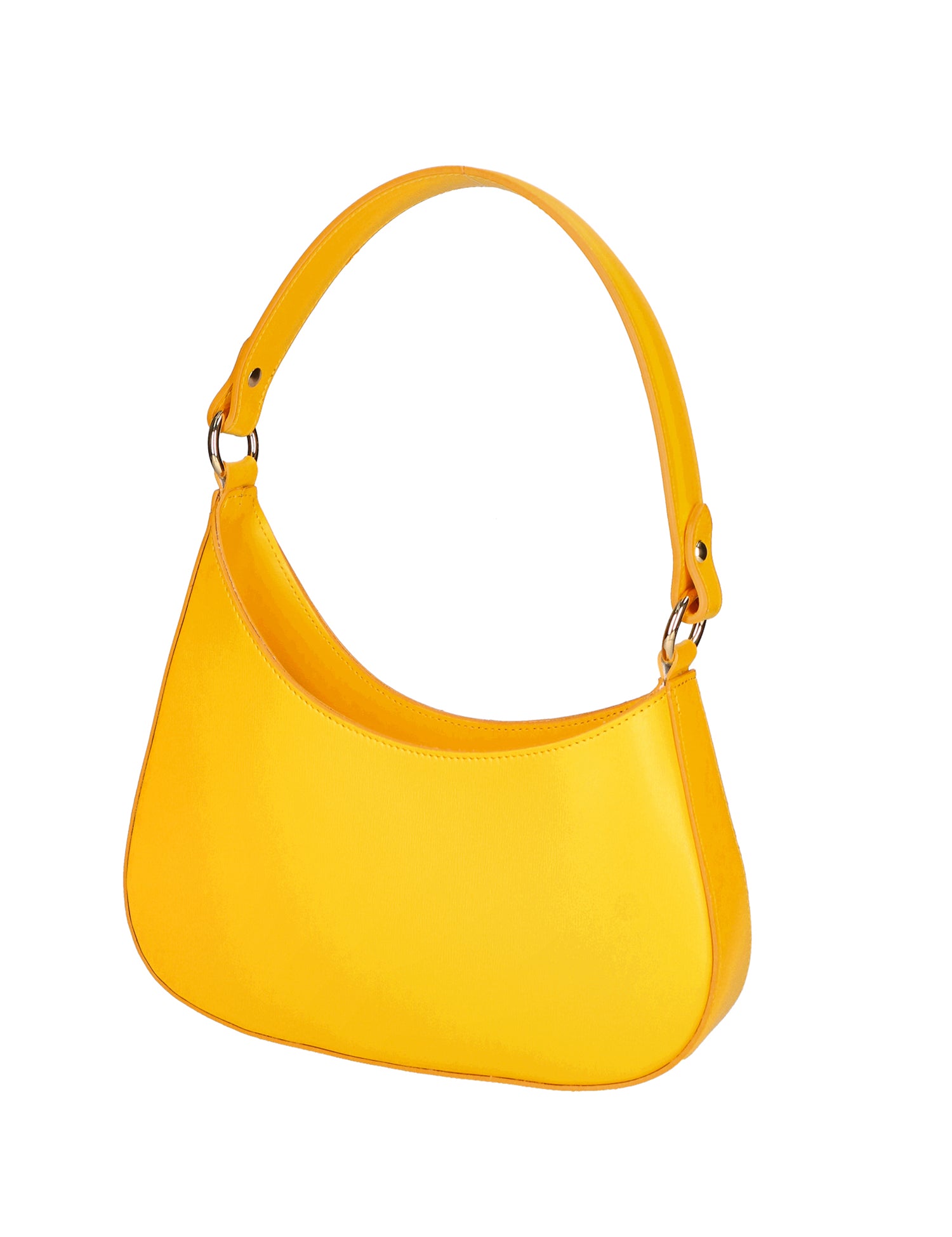 Borsa a spalla da donna Vera pelle MYB-05254-SS-GIALLO B04 My Best Bag