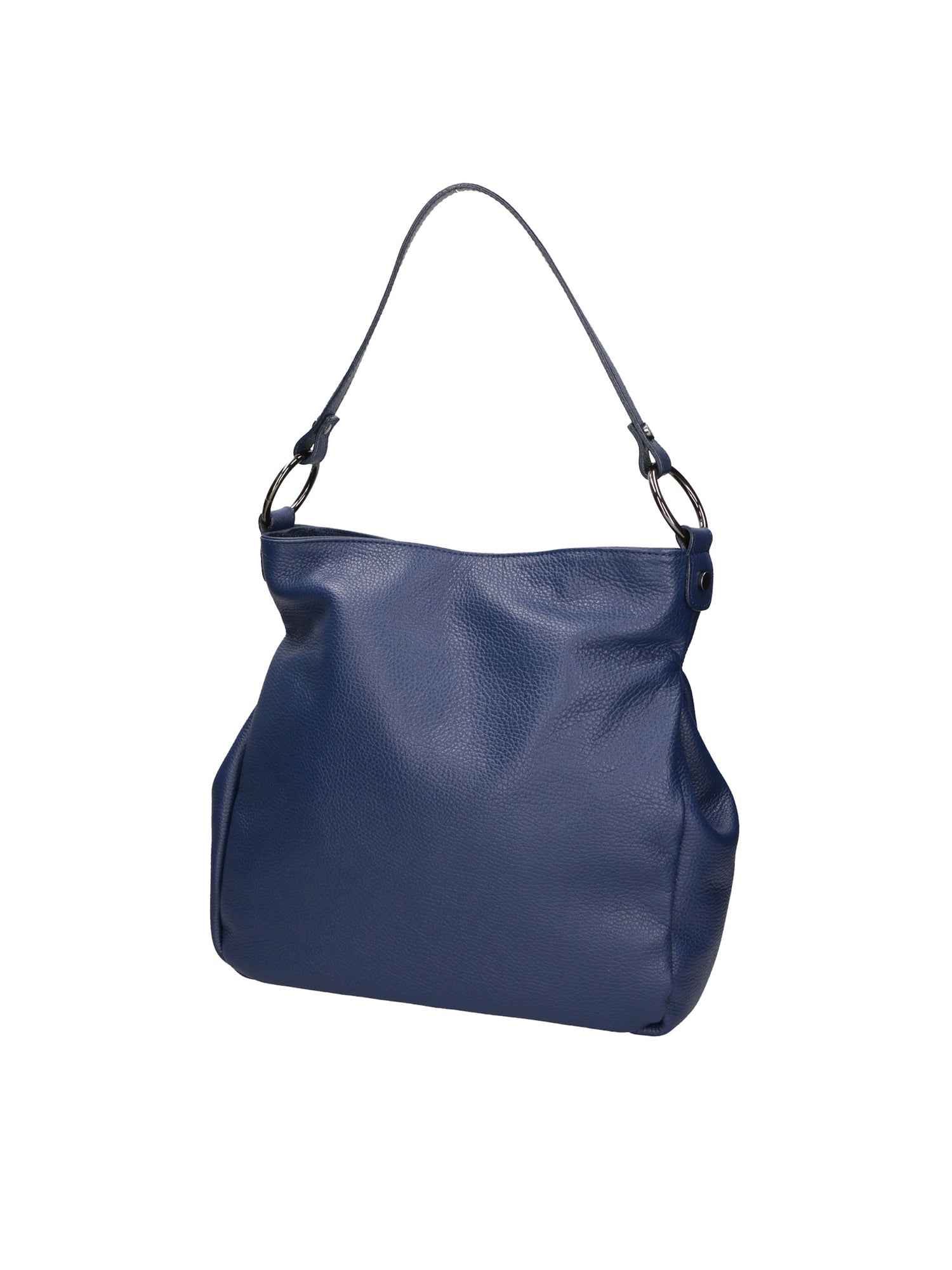 Bea Borsa a spalla da donna 100% pelle 05710-D24 BLU BLUE Gave Lux