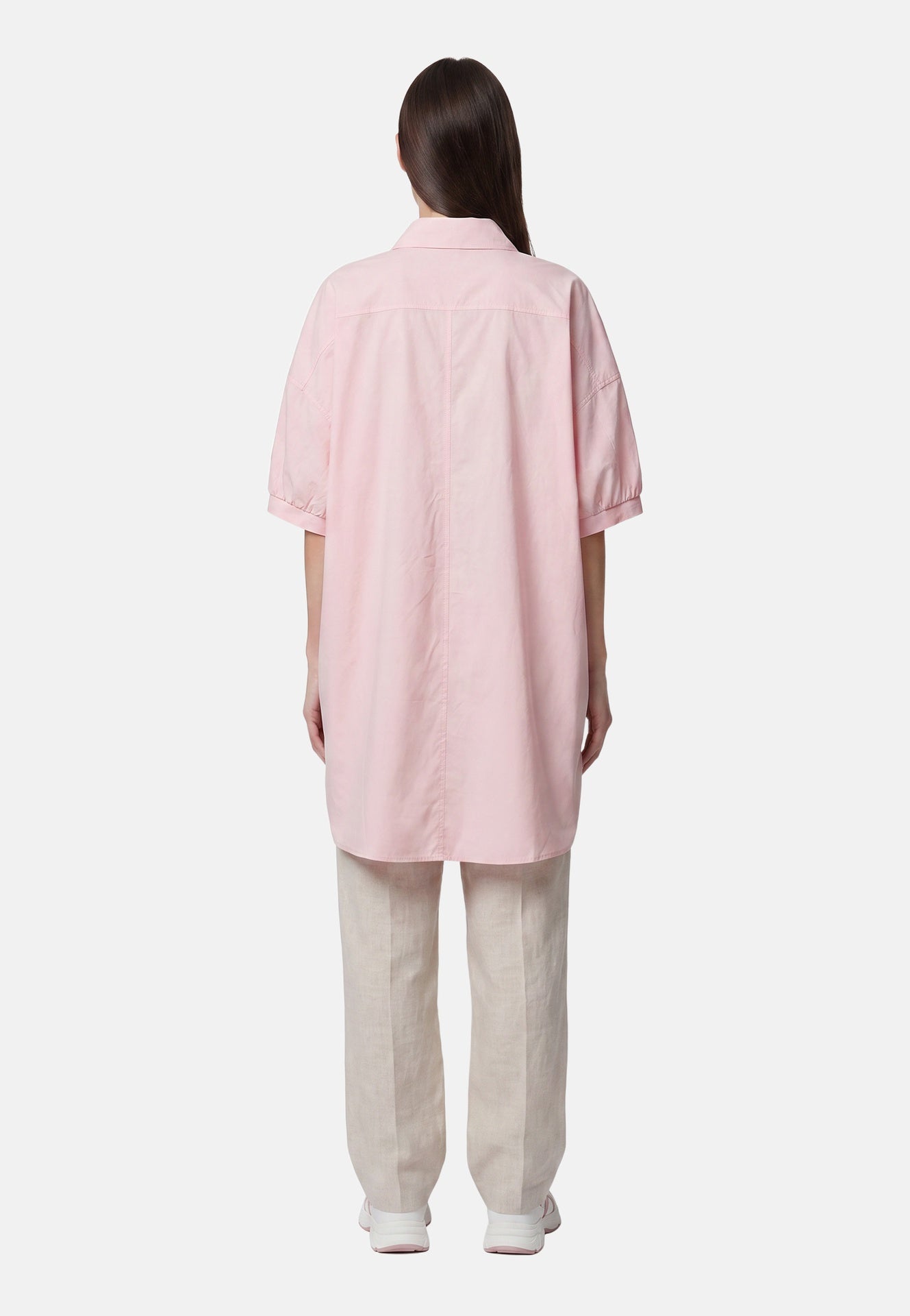 Vestito in Cotone Rosa