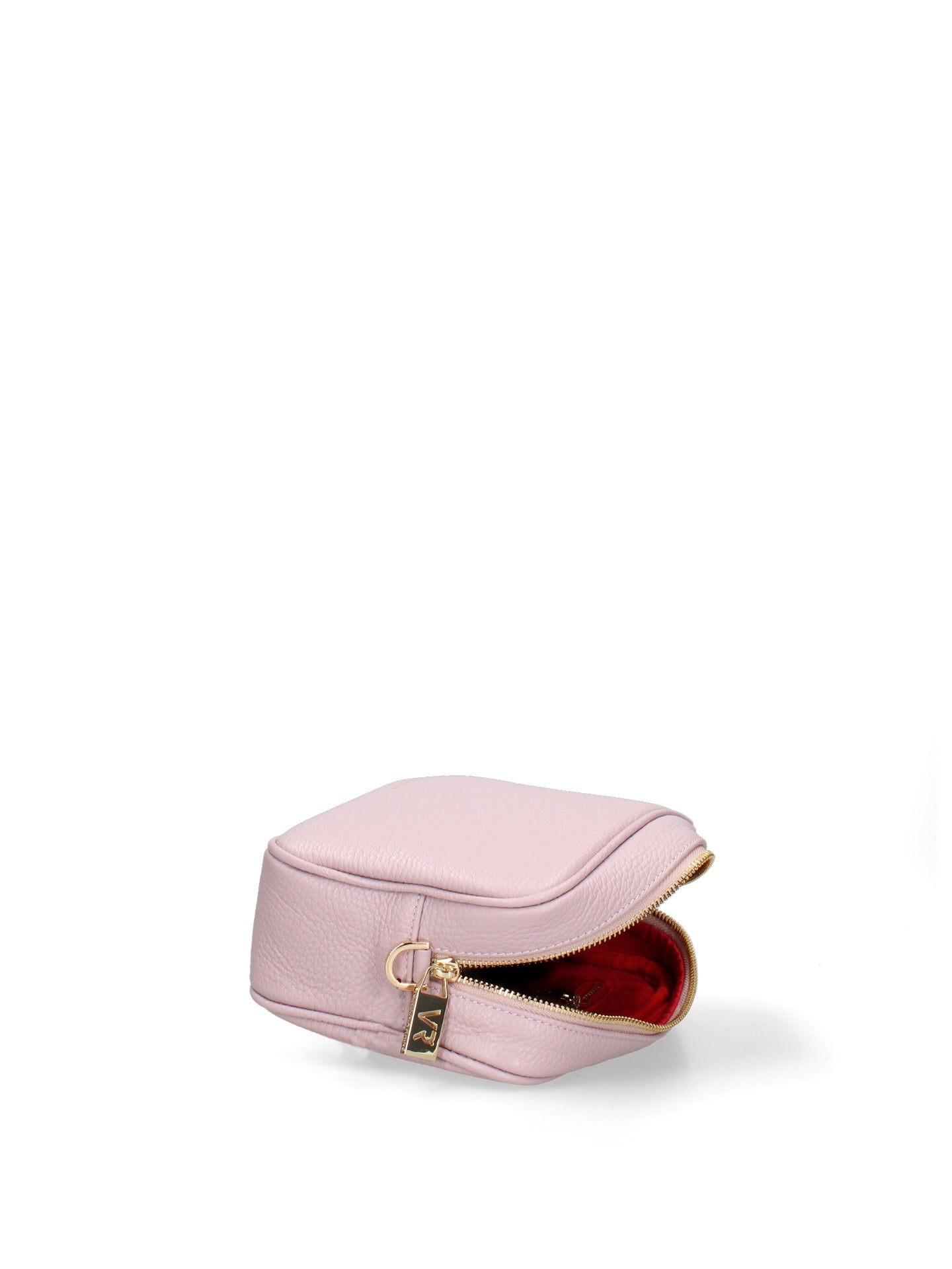 Borsa a Tracolla in Dollaro Leather Rosa