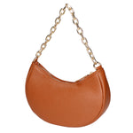 Loreta Borsa a spalla da donna Vera pelle 06511-D17 CUOIO SCURO Gave Lux