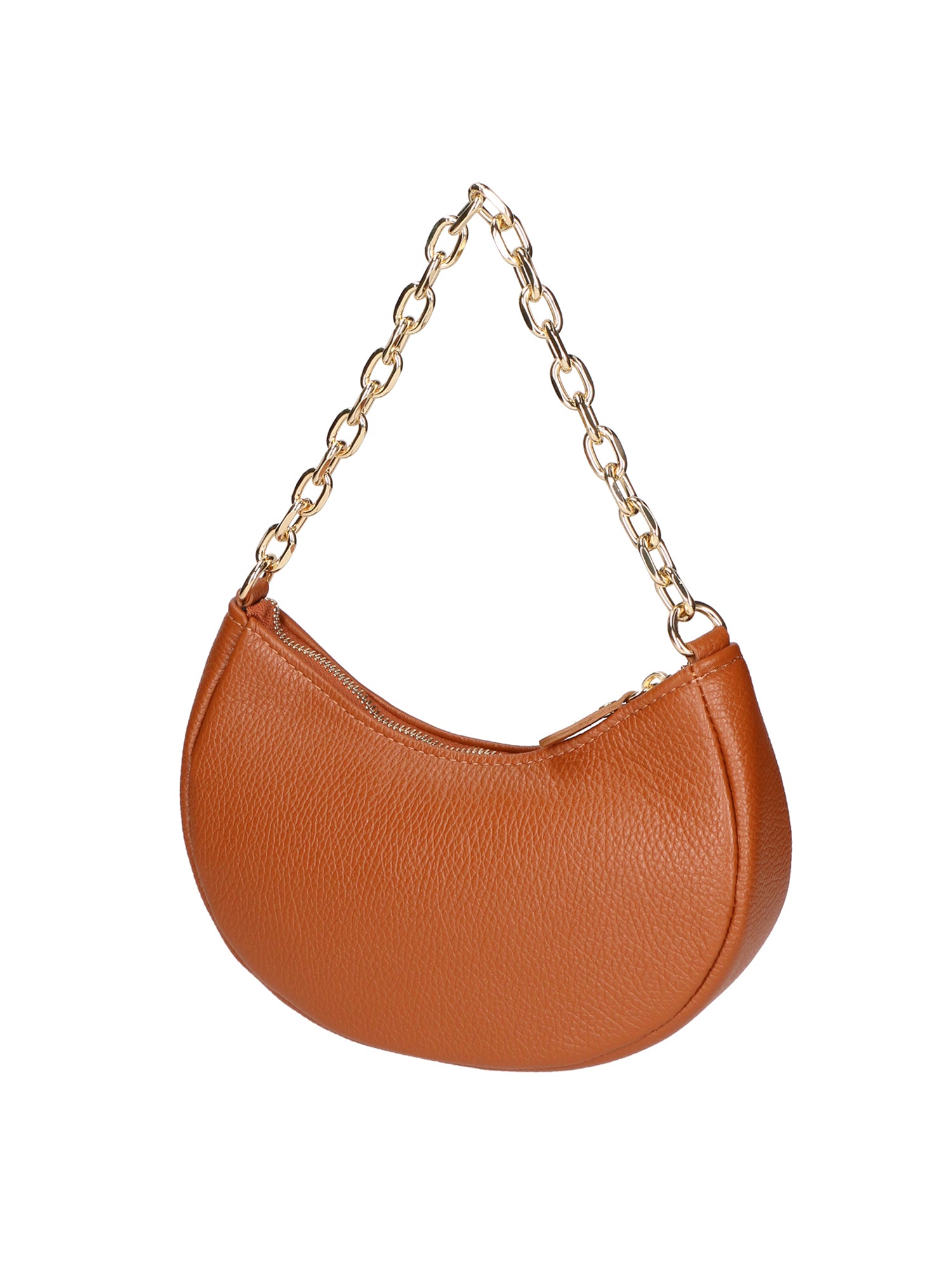 Loreta Borsa a spalla da donna Vera pelle 06511-D17 CUOIO SCURO Gave Lux