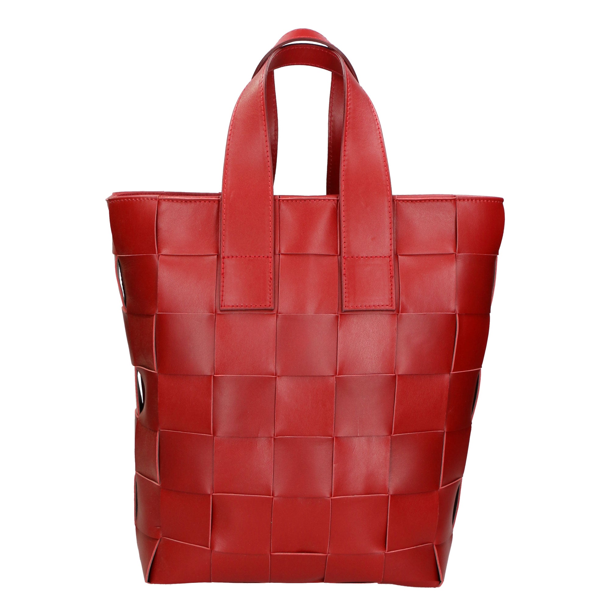 Borsa a mano da donna 100% pelle MYB-6026-FW-6904 BORDO My Best Bag