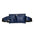 Aisha 04733-D24 BLU BLUE Marsupio da donna in vera pelle + canvas Gave Lux