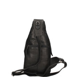 Zaino uomo in vera pelle Casual HILB-6101-NERO Hill Burry