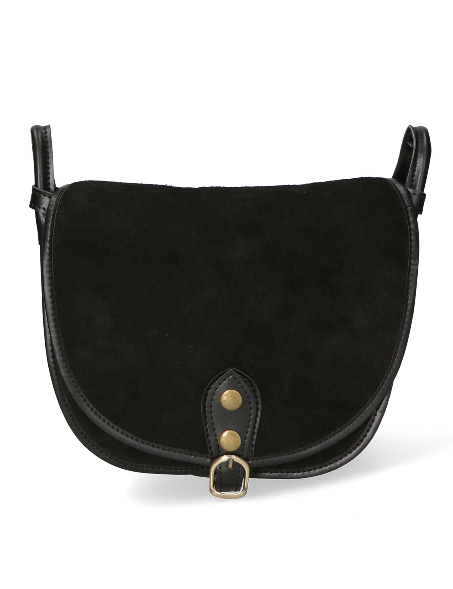 Brigitta Borsa a tracolla da donna Vera pelle 10026-NERO Gave Lux