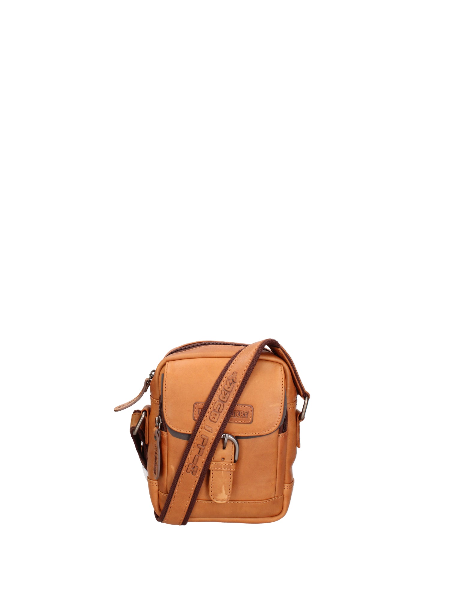 Borsa a tracolla da uomo Vera pelle RFID HILB-HT05-CUOIO Hill Burry