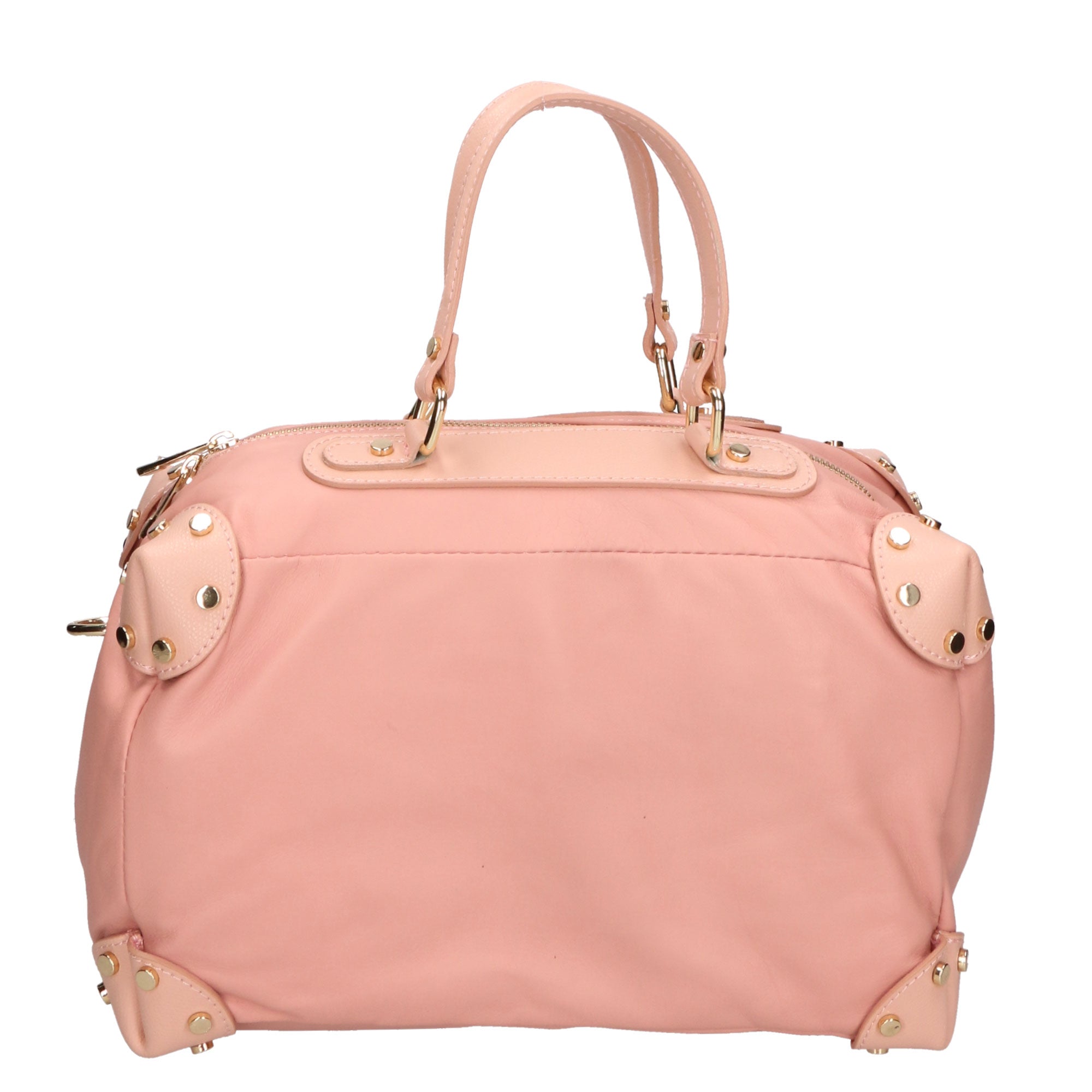Borsa a mano da donna 100% pelle MYB-7014-SS-PEONIA G1+P726 ROSA My Best Bag