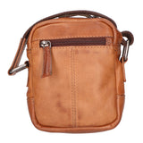 Borsa a tracolla unisex vera pelle Made in Italy SN5863147-TAN Santini Firenze
