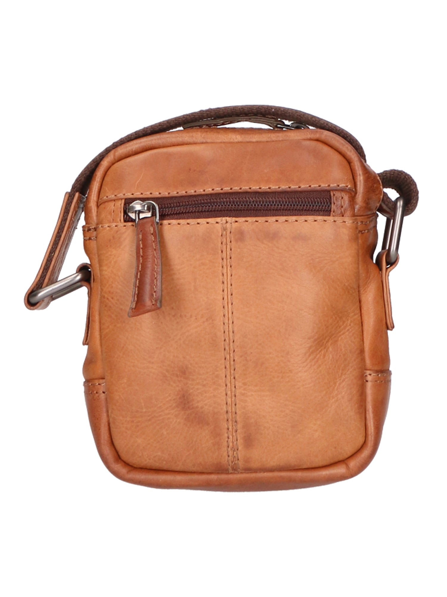 Borsa a tracolla unisex vera pelle Made in Italy SN5863147-TAN Santini Firenze