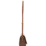 Borsa a tracolla da donna 100% vera pelle 4582-TESTA DI MORO Alessia Firenze