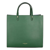 Borsa a mano da donna 100% pelle artigianale MYB-6015-FW-P 622 VERDE GREEN My Best Bag
