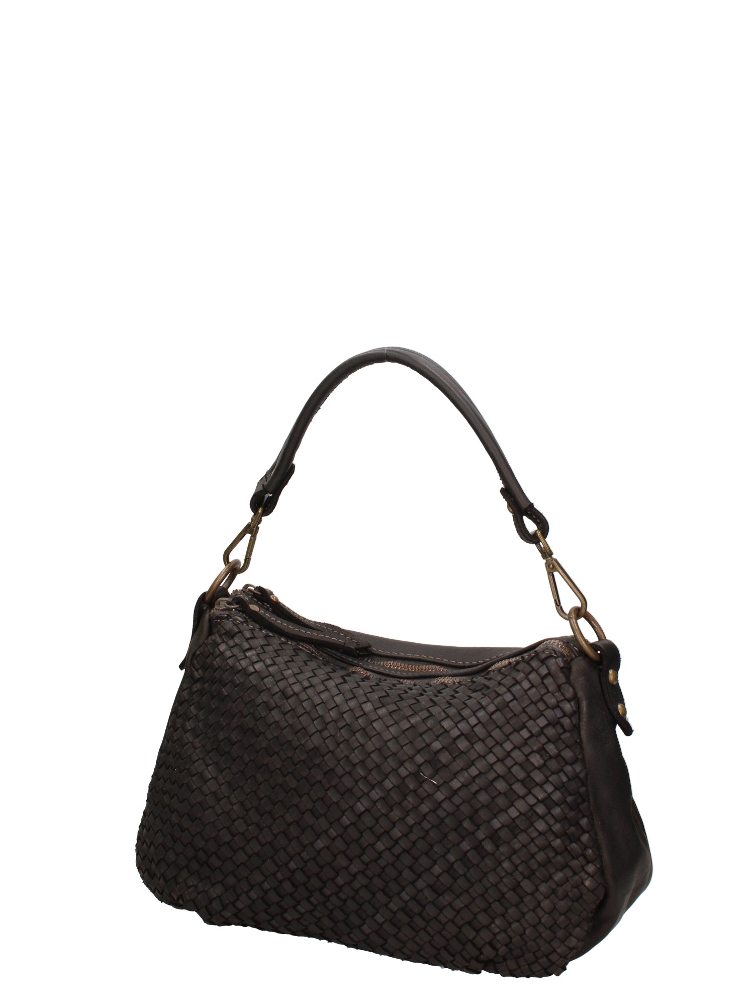 Novella Borsa a spalla da donna Vera pelle 7800-NERO Gave Lux