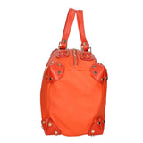 Borsa a mano da donna 100% pelle artigianale MYB-6012-FW-VERMIGLIO+P620 MATTONE My Best Bag