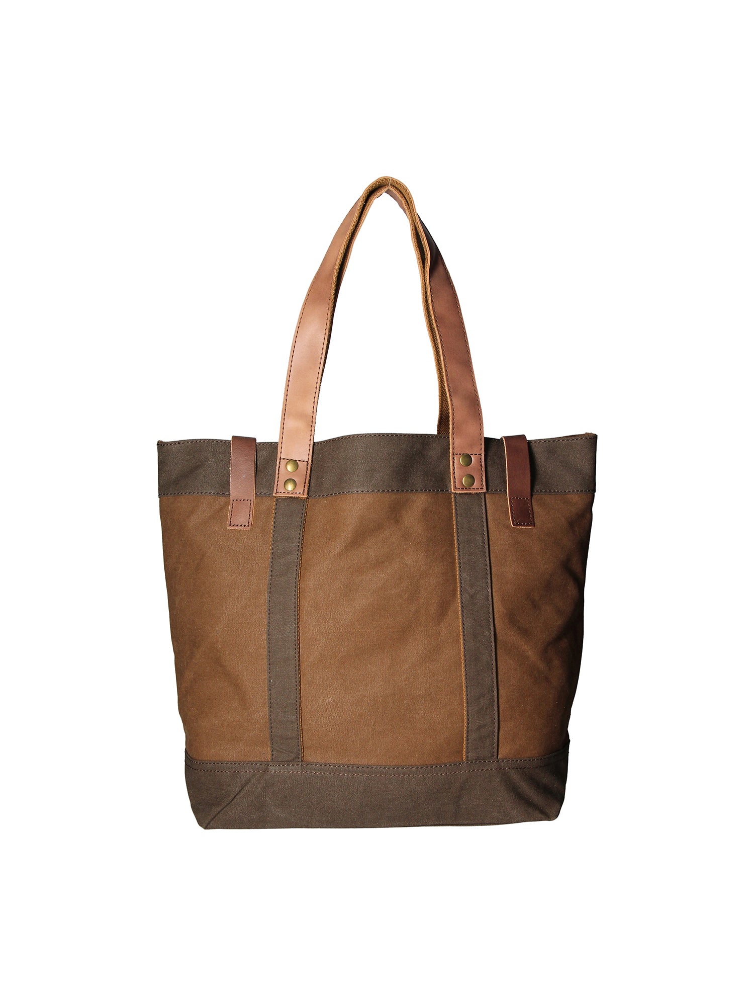 Maura Borsa a mano unisex Canvas e pelle ZG3012-FANGO TAUPE Gave Lux